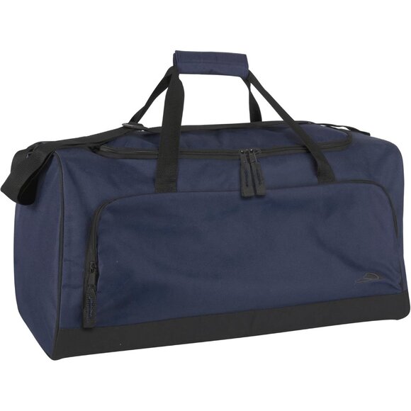 24 Inch Men & Women Navy Lightweight Canvas Duffle Gym Sports Equipment Bags - Picture 1 of 8